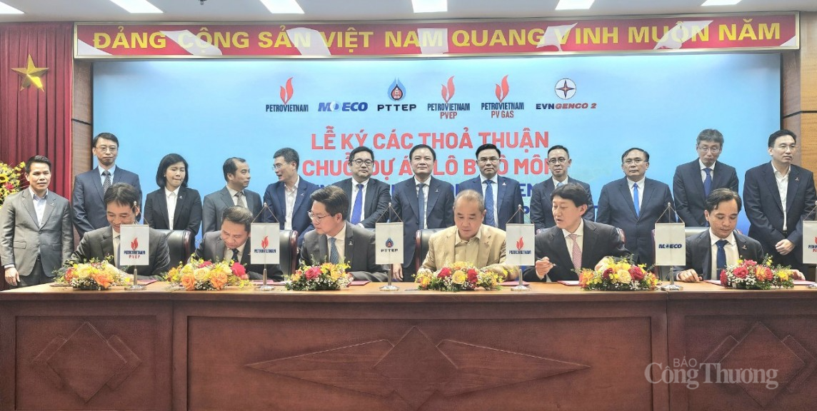 Petrovietnam thực hiện ký kết các thỏa thuận thương mại cho chuỗi dự án Lô B - Ô Môn