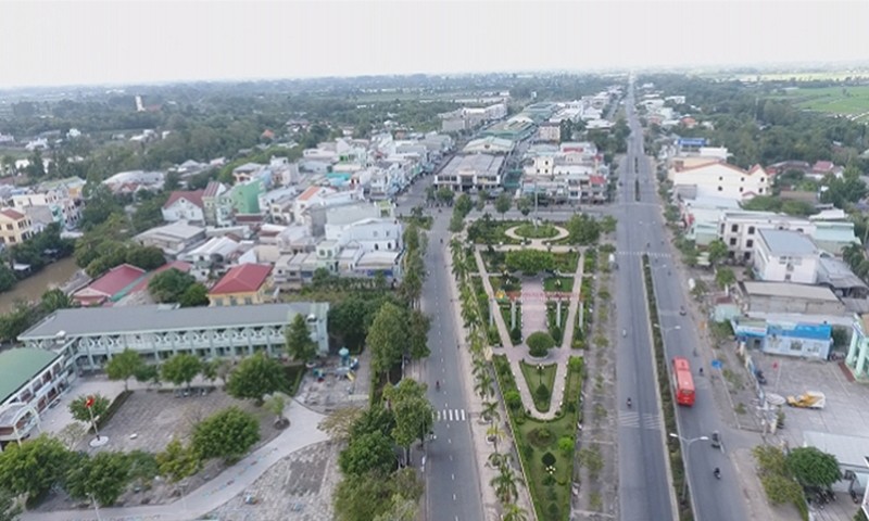 Một góc huyện Lai Vung. Ảnh baoxaydung