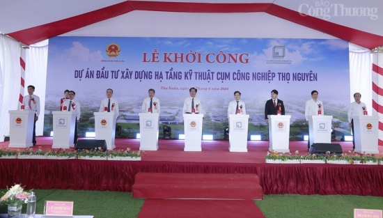 Thanh Hóa: Khởi công dự án đầu tư xây dựng hạ tầng kỹ thuật cụm công nghiệp Thọ Nguyên