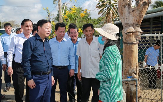 Tiền Giang không để người dân thiếu nước sạch sử dụng trong mùa khô