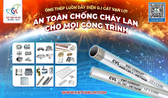 Ống thép luồn dây điện Cát Vạn Lợi: Giải pháp an toàn cho công trình