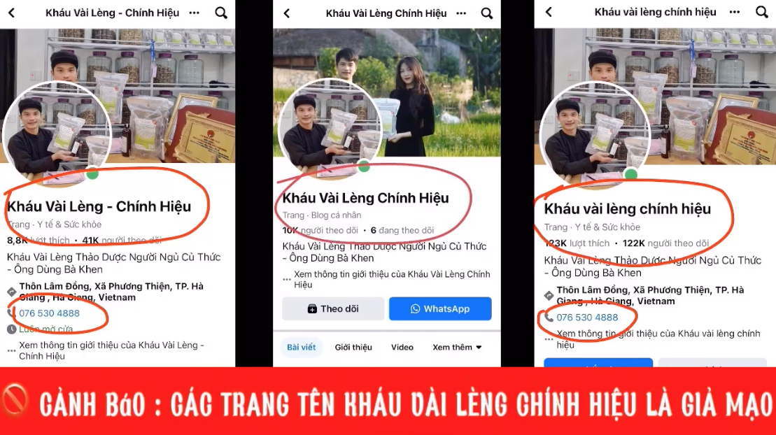 Sản phẩm OCOP Kháu Vài Lèng bị làm giả, bán tràn lan lên trên “chợ mạng”