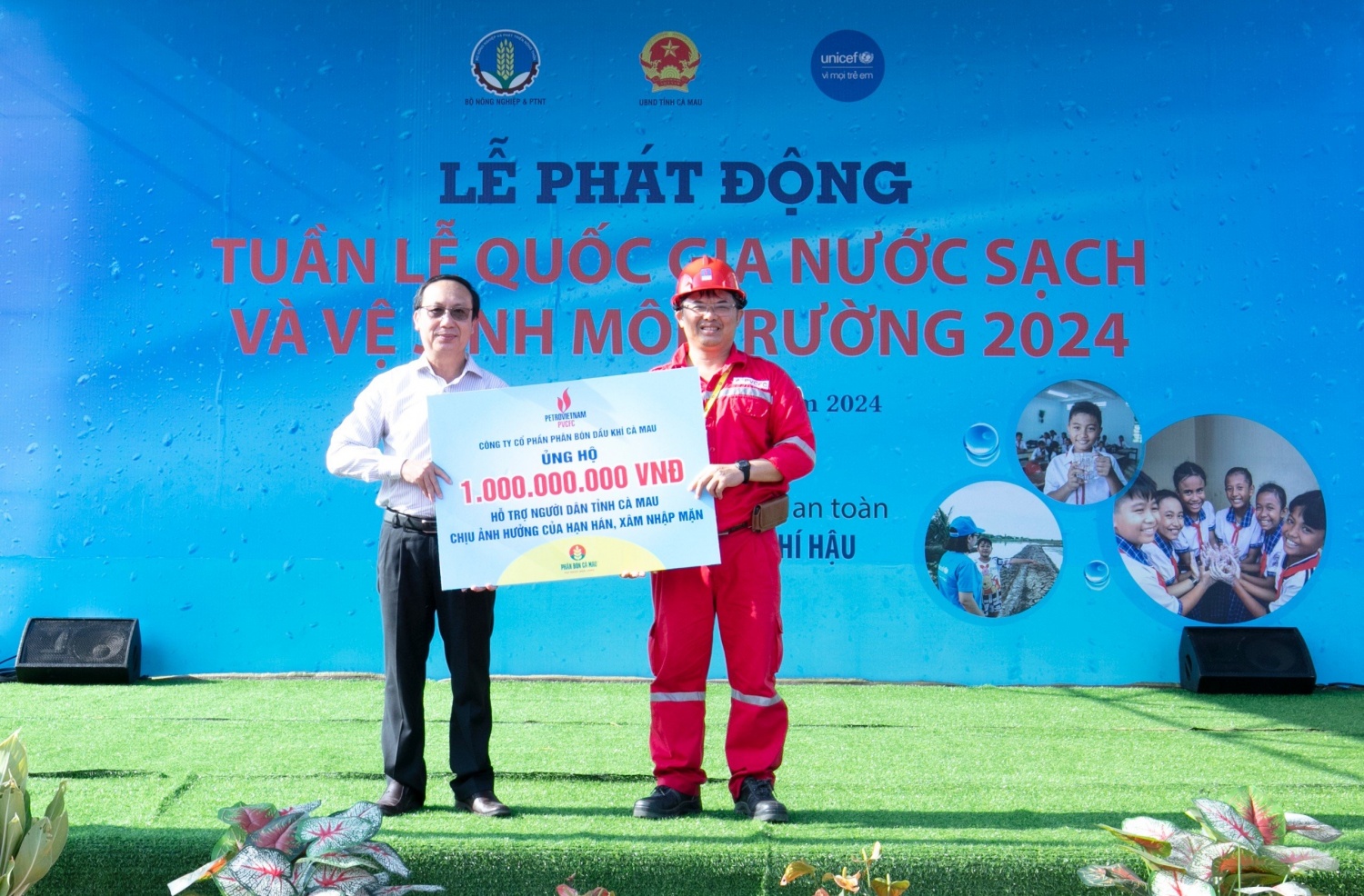 Phân bón Cà Mau hết lòng vì bà con nông dân vùng hạn mặn