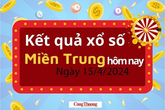 XSMT 15/4, Kết quả xổ số miền Trung hôm nay 15/4/2024,xổ số miền Trung ngày 15 tháng 4, trực tiếp XSMT 15/4