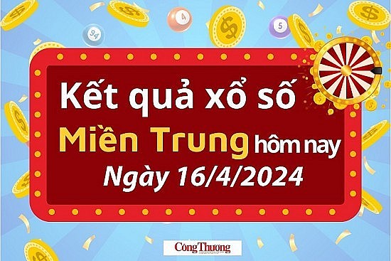 XSMT 16/4, Kết quả xổ số miền Trung hôm nay 16/4/2024,xổ số miền Trung ngày 16 tháng 4, trực tiếp XSMT 16/4