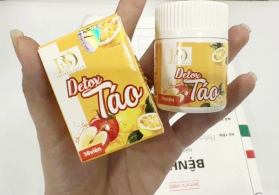 cuc an toan thuc pham canh bao san pham detox tao ho tro giam can chua sibutramin
