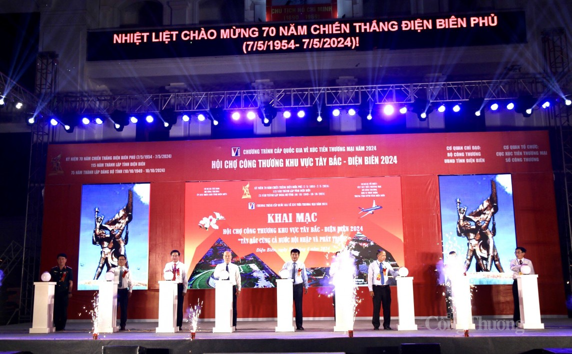 Khai mạc Hội chợ Công Thương khu vực Tây Bắc – Điện Biên 2024