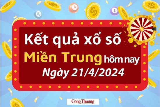 XSMT 21/4, Kết quả xổ số miền Trung hôm nay 21/4/2024,xổ số miền Trung ngày 21 tháng 4, trực tiếp XSMT 21/4