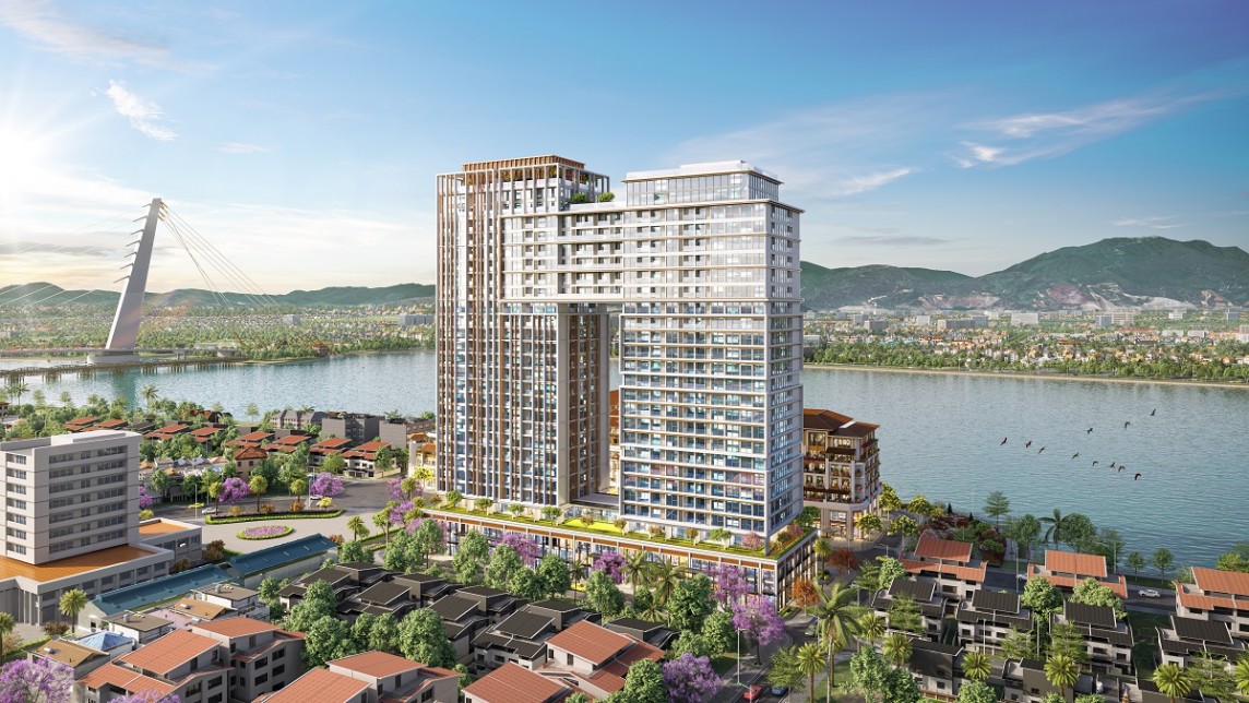 Những tổ hợp căn hộ cao cấp đang được người trẻ, thành đạt ưa chuộng. Ảnh phối cảnh minh họa Sun Property
