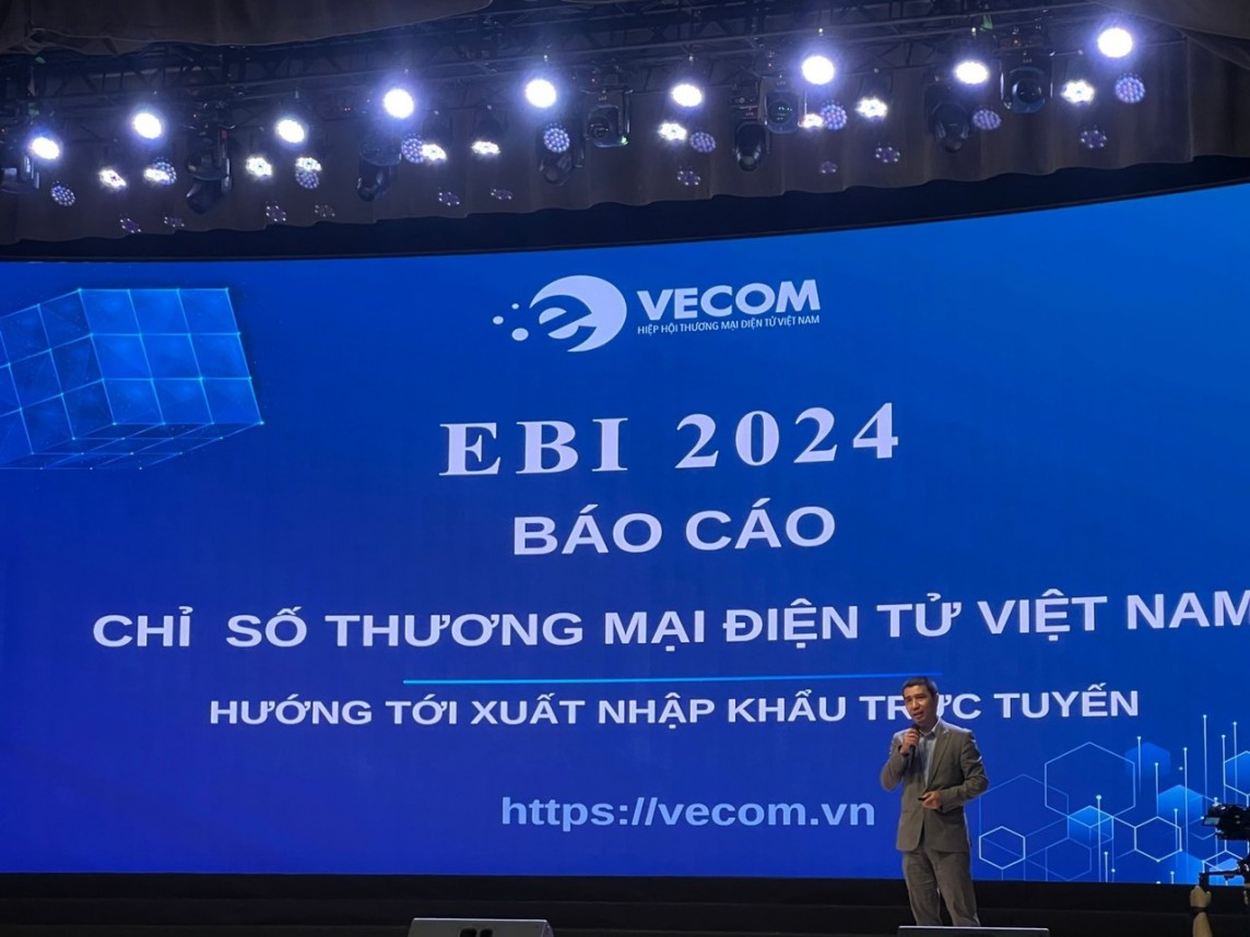 VECOM công bố báo cáo chỉ số thương mại điện tử Việt Nam (EBI) năm 2024