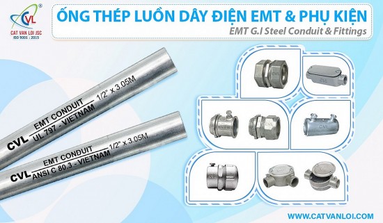 Ống thép luồn dây điện EMT: Giải pháp hiệu quả cho việc giảm nhiễu điện từ đến 95%