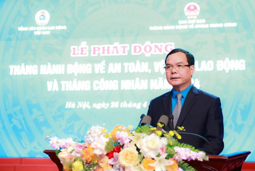 Phát động Tháng Công nhân và Tháng hành động về An toàn vệ sinh lao động năm 2024