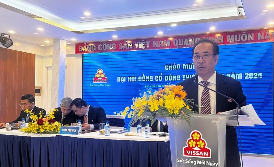 Năm 2024 Vissan đặt mục tiêu doanh thu 3.570 tỷ đồng, lợi nhuận đạt 141,5 tỷ đồng