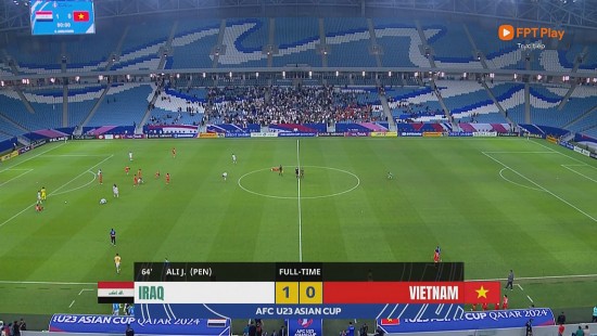 Trực tiếp bóng đá U23 Việt Nam 0 - 1 U23 Iraq: U23 Việt Nam chia tay giải U23 châu Á