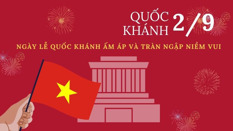 Lễ Quốc khánh 2/9/2024, người lao động được nghỉ 4 ngày