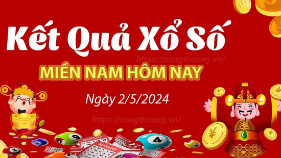 Kết quả Xổ số miền Nam ngày 2/5/2024, KQXSMN ngày 2 tháng 5, XSMN 2/5, xổ số miền Nam hôm nay