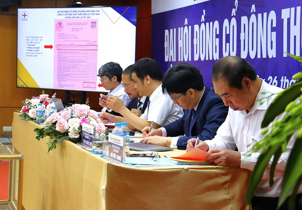 Đại hội đồng cổ đông thường niên 2024 của Công ty CP Phát triển Điện lực Việt Nam: Thành công và Minh bạch