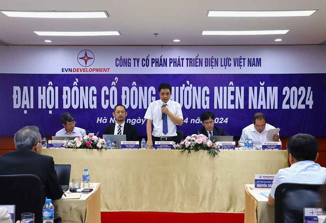 Đại hội đồng cổ đông thường niên 2024 của Công ty CP Phát triển Điện lực Việt Nam: Thành công và Minh bạch