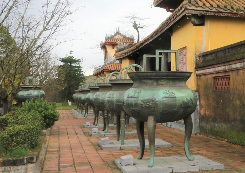 Cửu đỉnh được đánh giá đáp ứng đầy đủ các tiêu chí của UNESCO về Di sản Tư liệu thế giới. Ảnh cand.com.vn