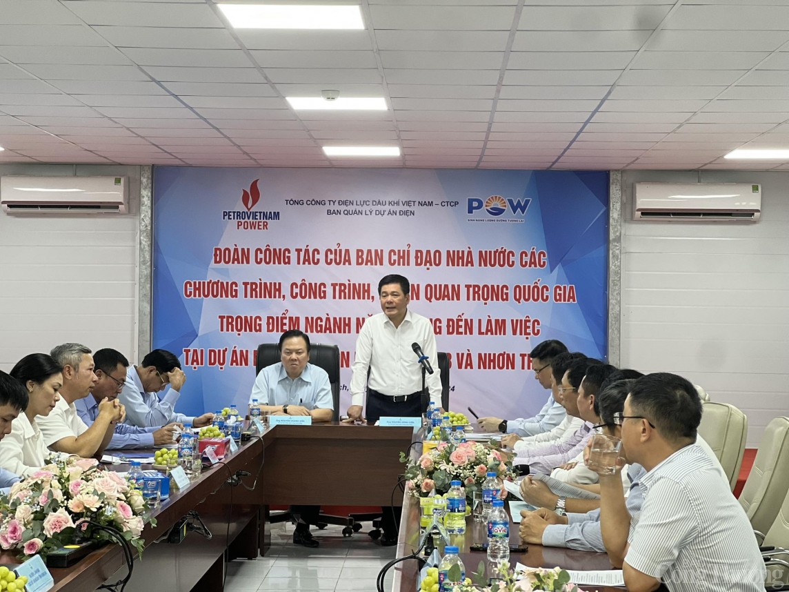 Chùm ảnh: Bộ trưởng Nguyễn Hồng Diên kiểm tra tiến độ Nhà máy nhiệt điện Nhơn Trạch 3, 4 Chùm ảnh: Bộ trưởng Nguyễn Hồng Diên kiểm tra tiến độ Nhà máy nhiệt điện Nhơn Trạch 3, 4