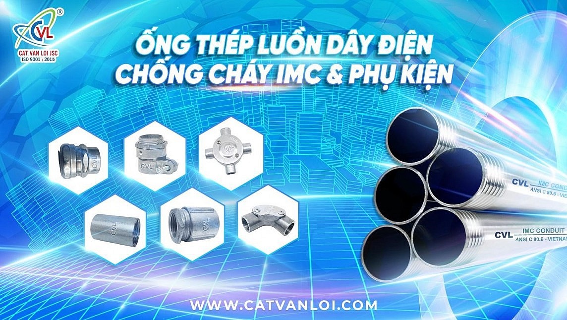 Ống luồn dây điện IMC Cát Vạn Lợi - Chống cháy lan bảo vệ công trình