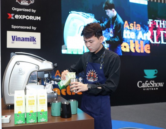 Vinamilk khẳng định vị thế trong pha chế tại đấu trường quốc tế Asia Latte Art Battle