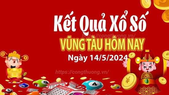 XSVT 14/5, Xem kết quả xổ số Vũng Tàu hôm nay 14/5/2024, xổ số Vũng Tàu ngày 14 tháng 5