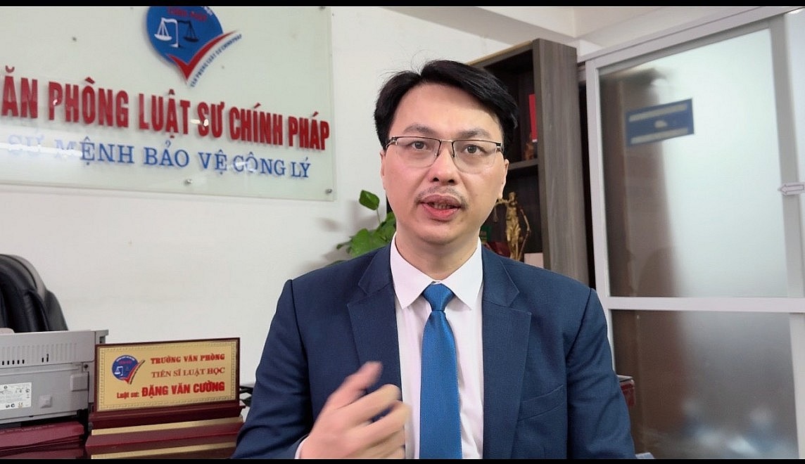 TS. LS Đặng Văn Cường - Trưởng Văn phòng LS Chính Pháp