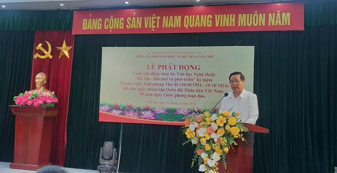 Phát động sáng tác văn học, nghệ thuật với chủ đề “Hà Nội - Đổi mới và phát triển”