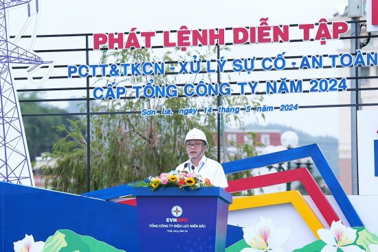 evnnpc dien tap ung pho su co luoi dien huong ung thang hanh dong an toan ve sinh lao dong