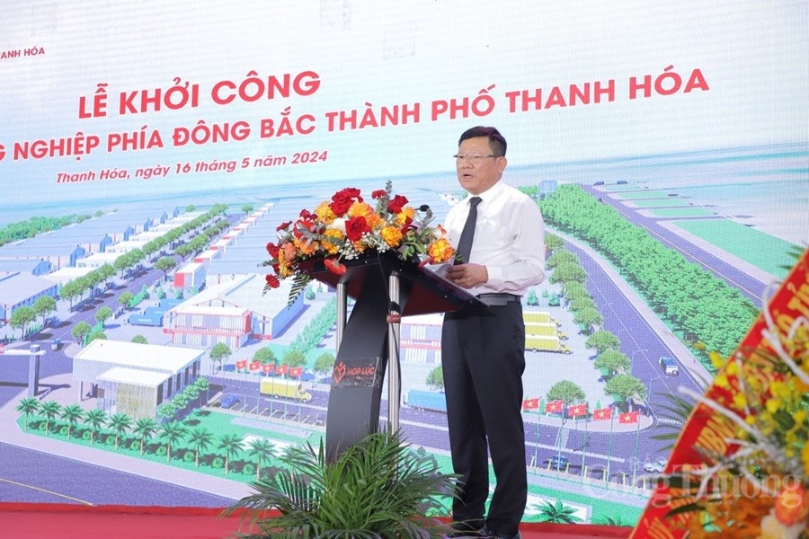 Khởi công cụm công nghiệp phía Đông Bắc thành phố Thanh Hóa với tổng mức đầu tư 156 tỷ đồng