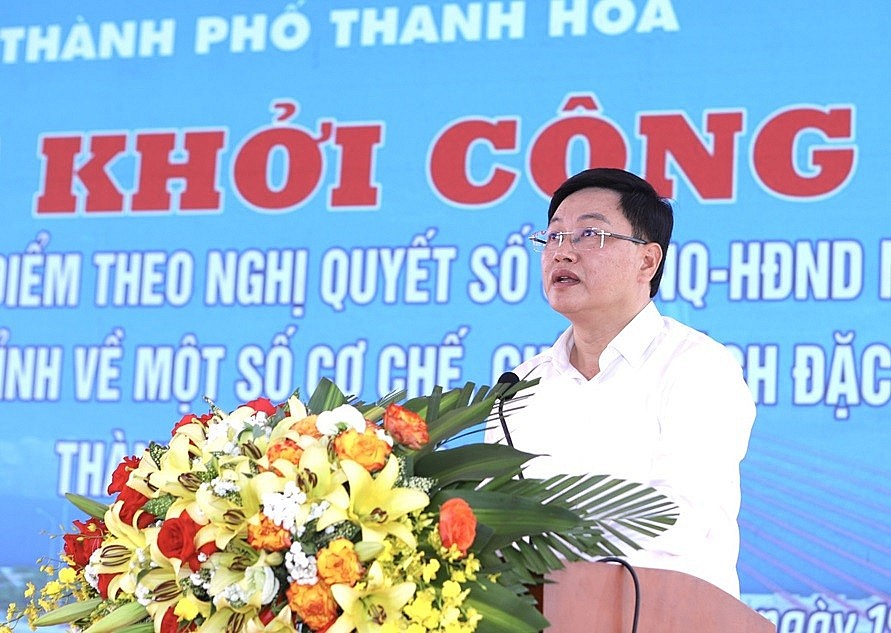 Thanh Hóa: Khởi công các dự án theo cơ chế đặc thù