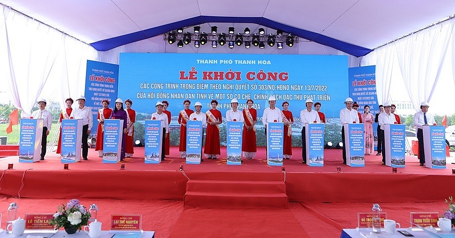 Thanh Hóa: Khởi công các dự án theo cơ chế đặc thù