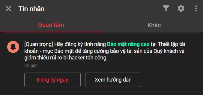 Công ty Cổ phần Chứng khoán Kỹ Thương tăng cường bảo mật tài khoản và an toàn giao dịch