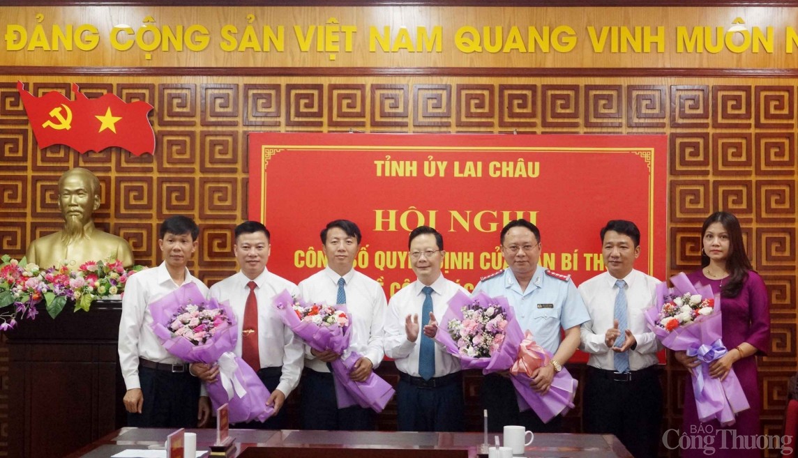 Lai Châu: Công bố quyết định của Ban Bí thư về công tác cán bộ