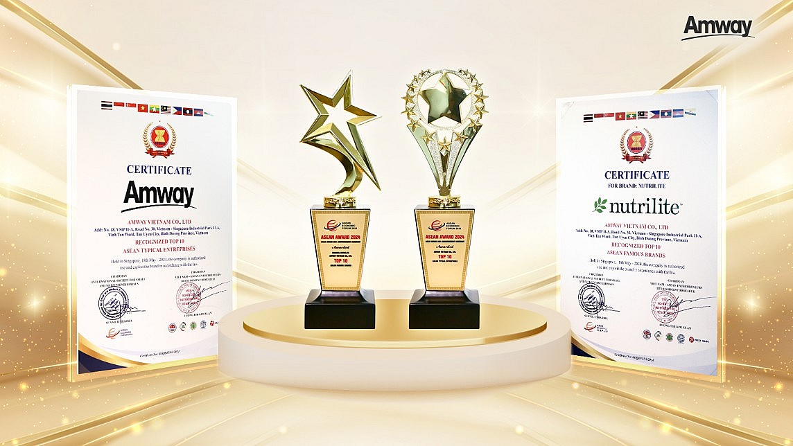 Amway được vinh danh tại ASEAN Award 2024 – tự hào và động lực