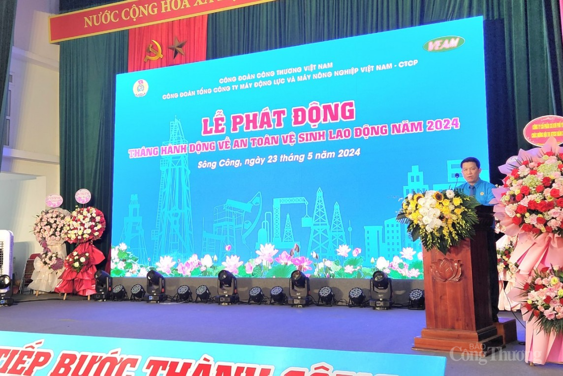 Công đoàn VEAM: Phát động Tháng hành động về an toàn vệ sinh lao động năm 2024