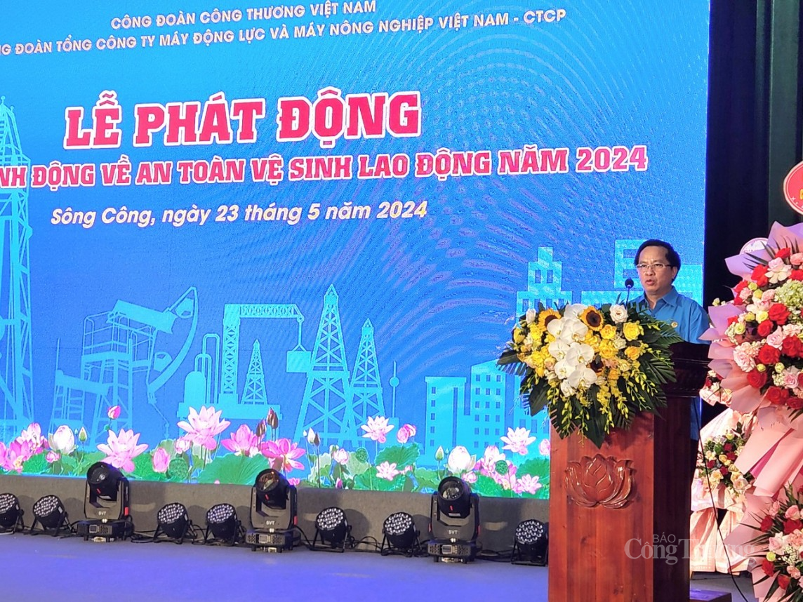 Công đoàn VEAM: Phát động Tháng hành động về an toàn vệ sinh lao động năm 2024