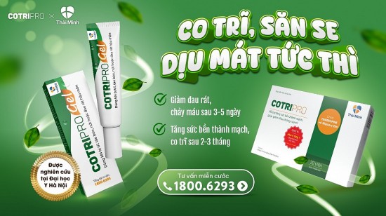 Công bố nghiên cứu tác dụng hỗ trợ điều trị trĩ của CotriPro tại Đại học Y Hà Nội