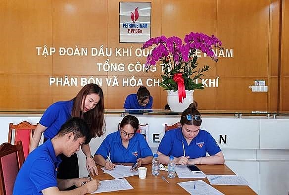 Hoạt động của Đoàn Thanh niên Nhà máy Đạm Phú Mỹ tại chương trình