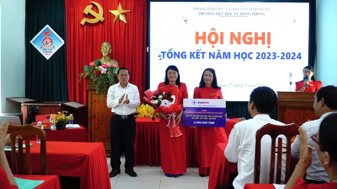 PC Quảng Trị: Trao giải “Học sinh với kiến thức sử dụng điện An toàn - Tiết kiệm - Hiệu quả”