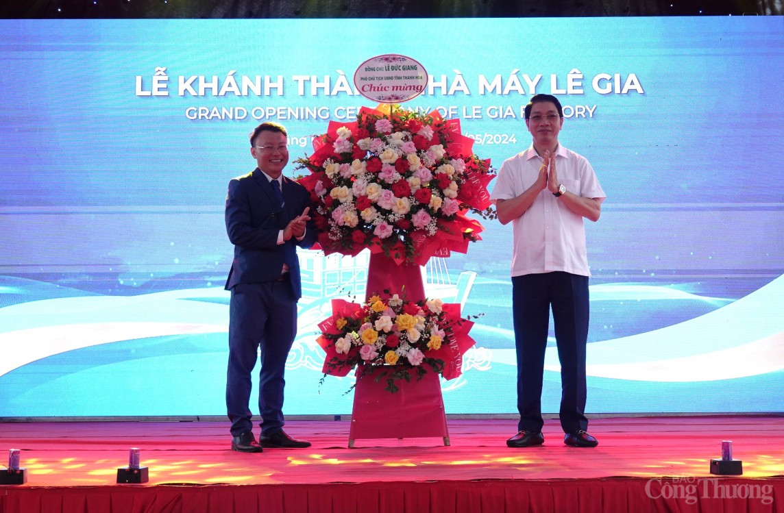 Thanh Hóa: Khánh thành Nhà máy sản xuất thực phẩm OCOP 5 sao đóng hộp từ thủy sản Lê Gia