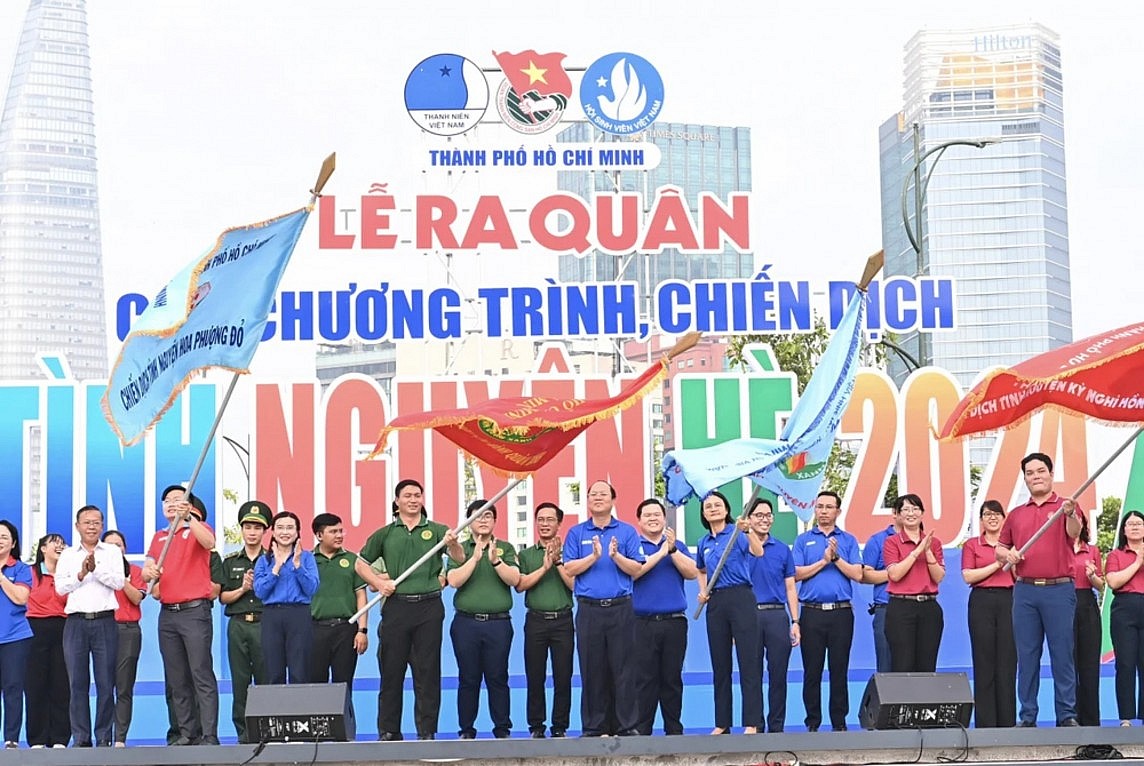 TP. Hồ Chí Minh: Hơn 1 triệu lượt thanh niên tham gia chiến dịch tình nguyện hè năm 2024