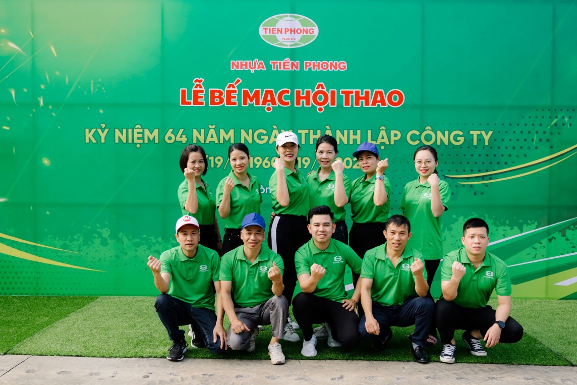 Người lao động Công ty CP Nhựa Thiếu niên Tiền Phong tích cực tham gia hội thao