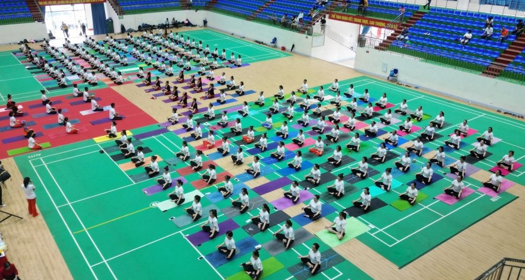 Sức hút từ Ngày Quốc tế Yoga với chủ đề “Yoga trao quyền cho phái đẹp” tại Lai Châu