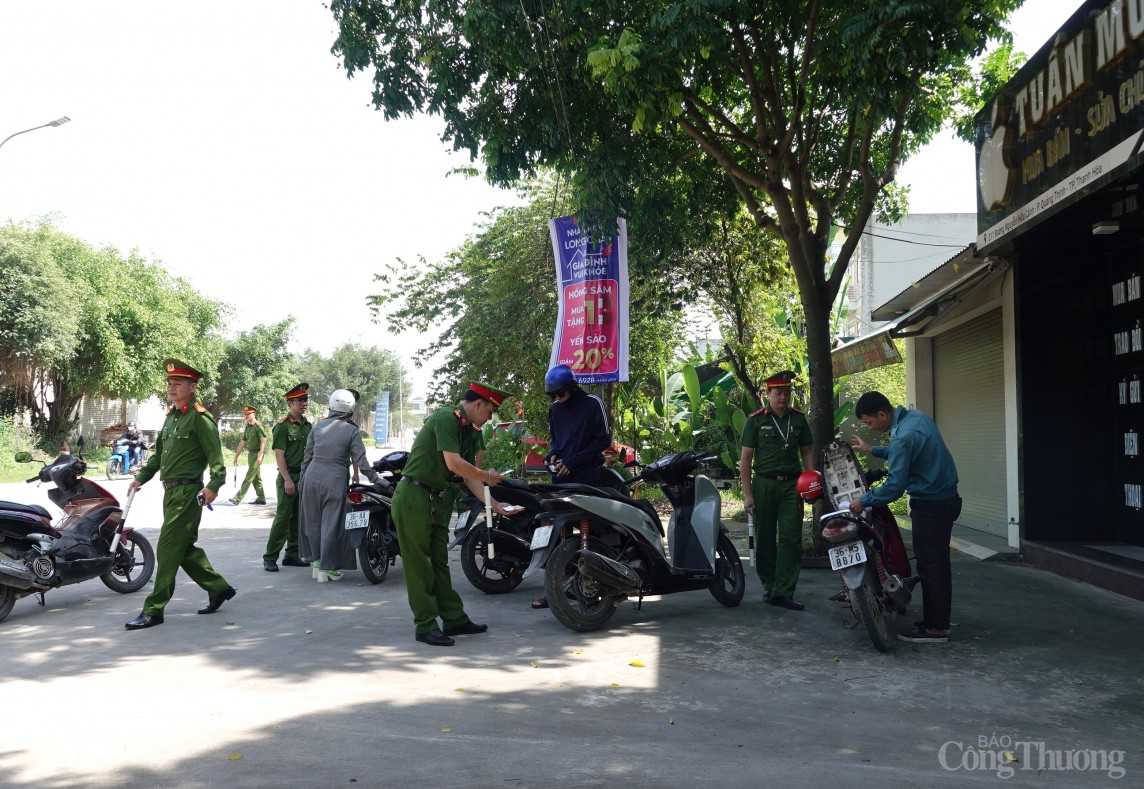 Thanh Hóa: Xử lý nghiêm người điều khiển mô tô, xe máy vi phạm an toàn giao thông