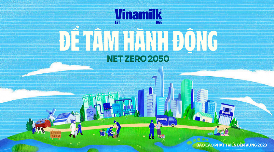 Vinamilk công bố Báo cáo Phát triển bền vững, chọn chủ đề: Net Zero 2050