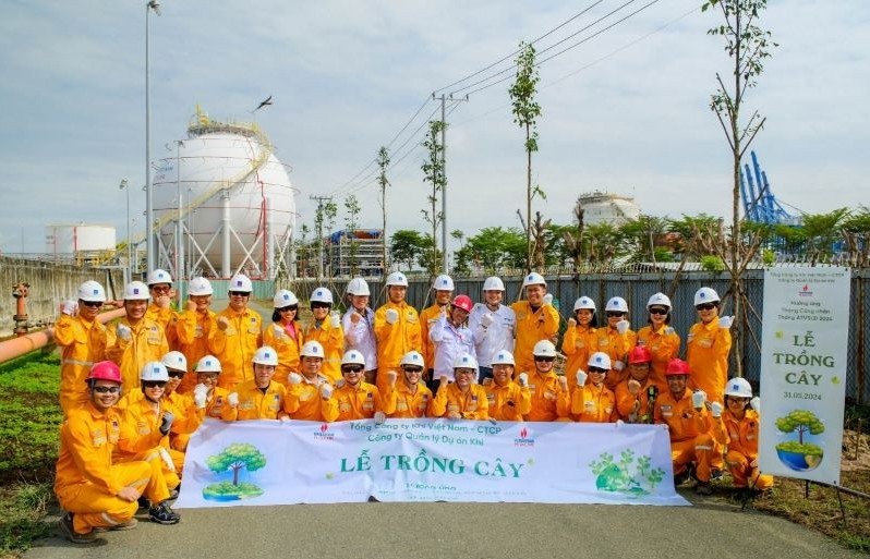 Các đơn vị PV GAS tổ chức nhiều hoạt động bảo vệ môi trường tại các công trình khí