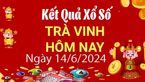 XSTV 14/6, Xem kết quả xổ số Trà Vinh hôm nay 14/6/2024, xổ số Trà Vinh ngày 14 tháng 6