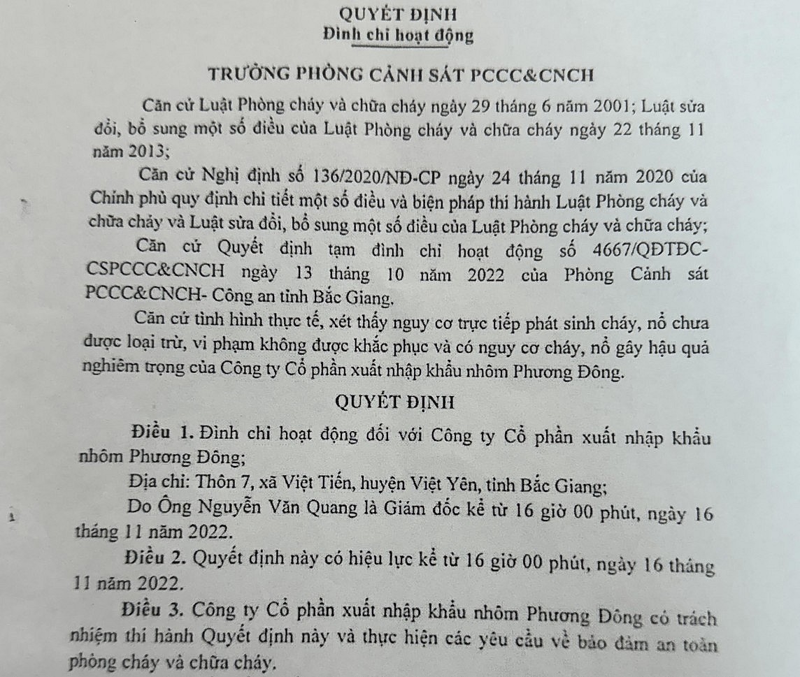 Bắc Giang: Công ty Phương Đông có ''phớt lờ'' chỉ đạo của UBND tỉnh?